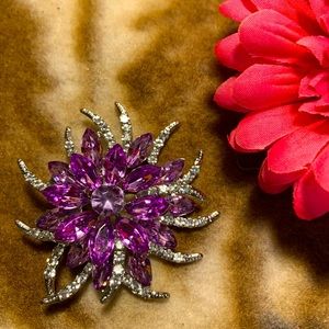 Brooch that looks like fireworks.On you’re coat or shirt beautiful pink
